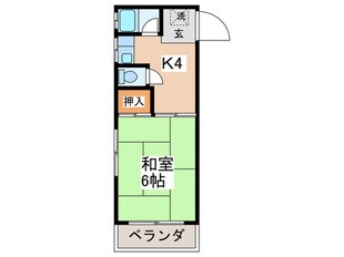 ハイツ西尾の物件間取画像